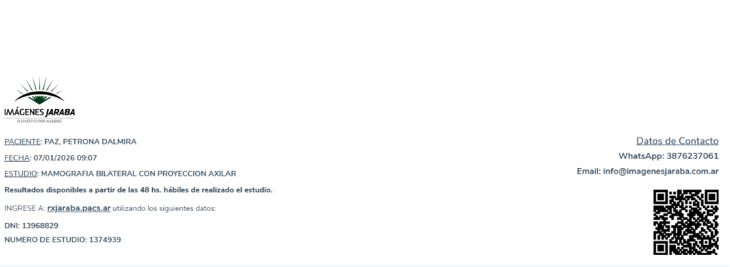 Ejemplo de Comprobante