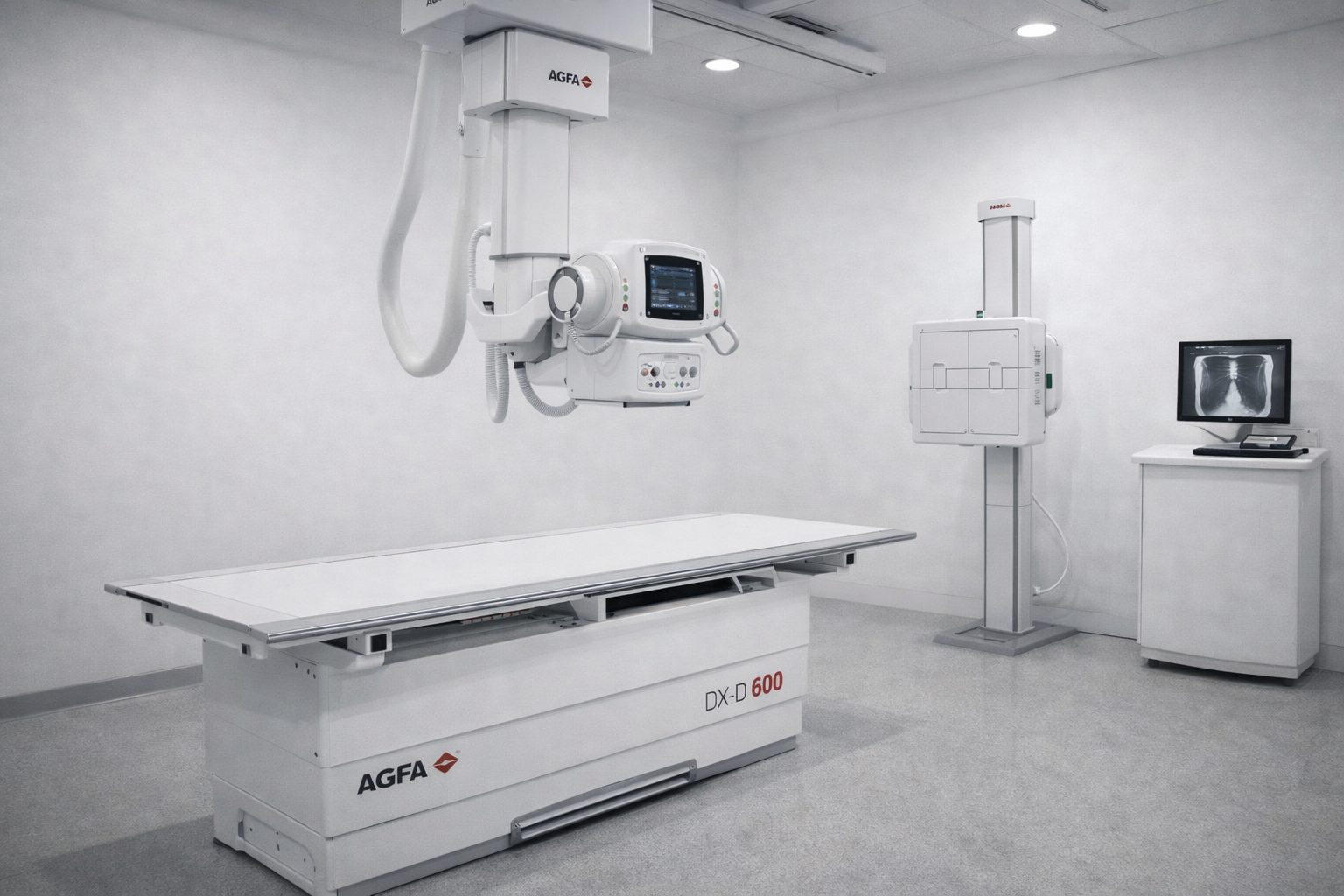 Agfa DX-D 600 — Sistema de Radiografía Digital de Alto Rendimiento