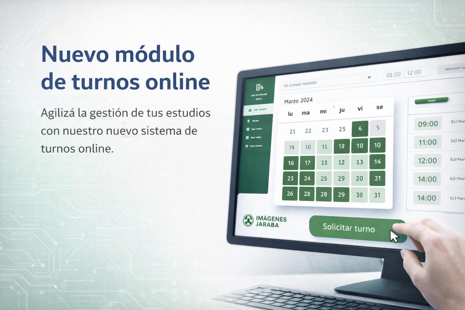 Nuevo módulo de turnos online